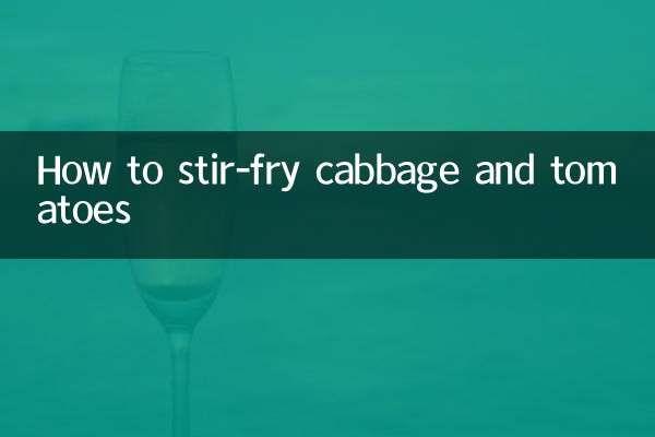 Cómo sofreír repollo y tomates