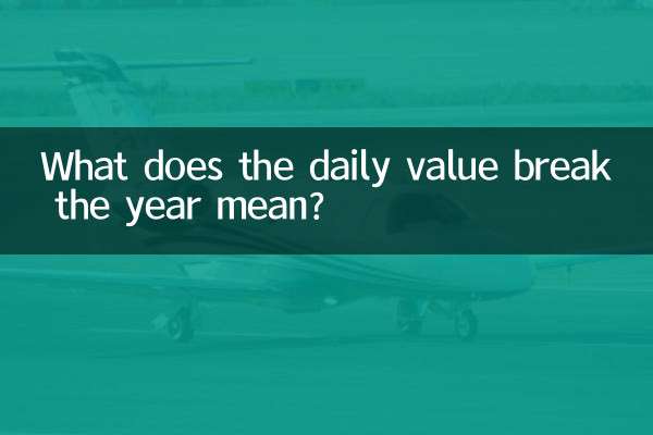 Que signifie la valeur quotidienne pour l'année ?