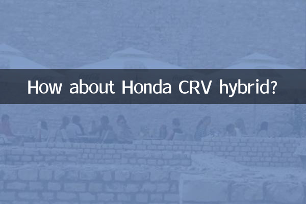 Que tal o Honda CRV híbrido?