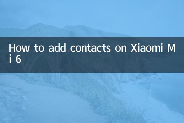 Come aggiungere contatti su Xiaomi Mi 6