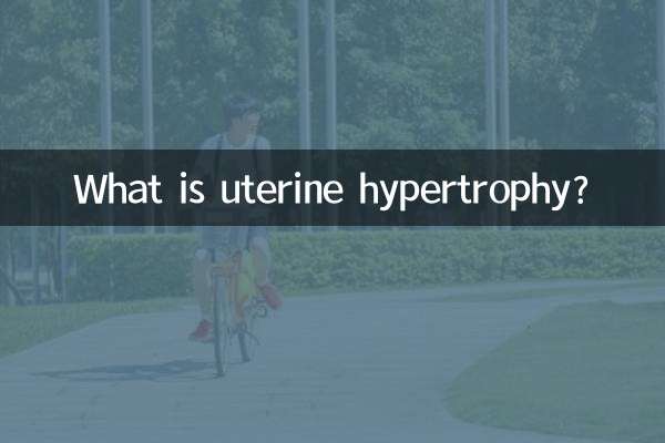 子宮肥大とは何ですか？