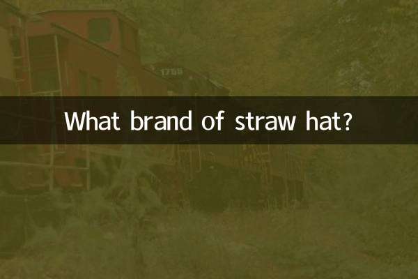 Qual marca de chapéu de palha?