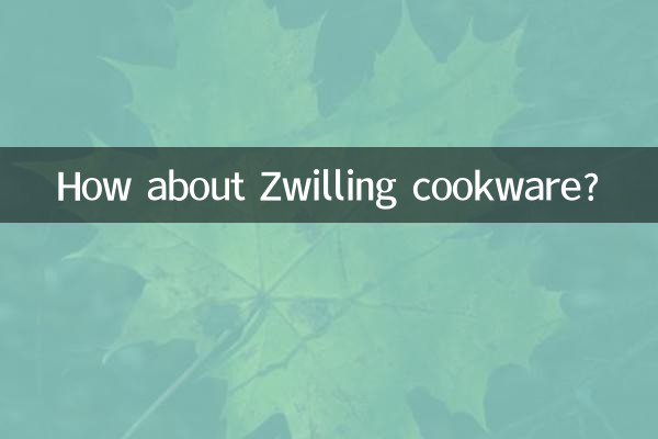 কিভাবে Zwilling cookware সম্পর্কে?