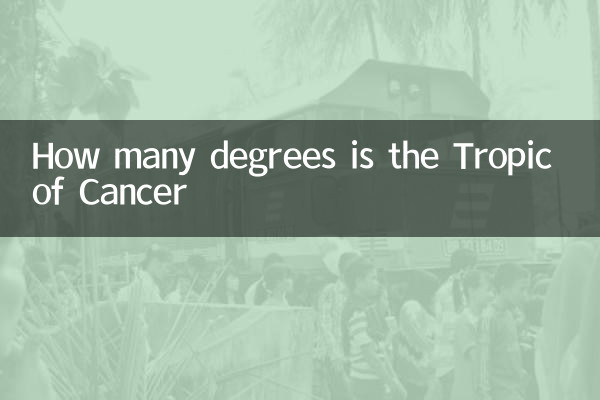 北迴歸線多少度