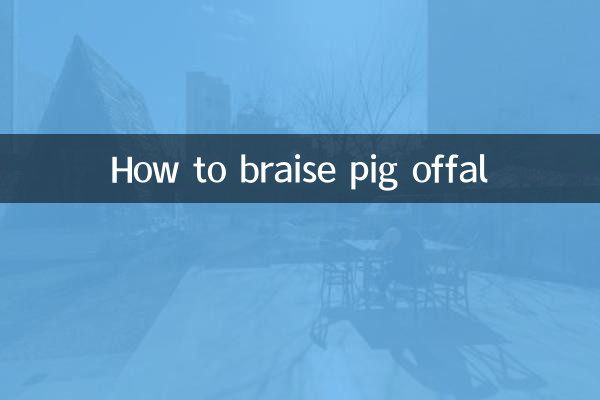 Wie man Innereien vom Schwein schmort