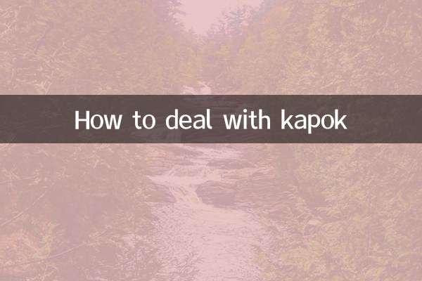 Cómo lidiar con el kapok