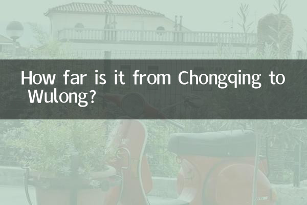 Quelle distance y a-t-il entre Chongqing et Wulong ?