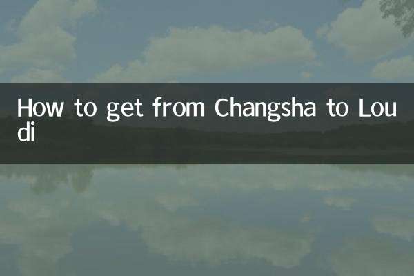 Wie kommt man von Changsha nach Loudi?