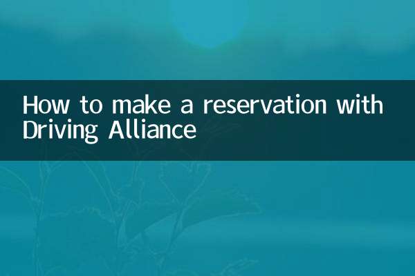 Come effettuare una prenotazione con Driving Alliance