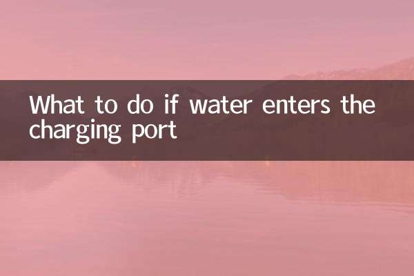 अगर चार्जिंग पोर्ट में पानी घुस जाए तो क्या करें?