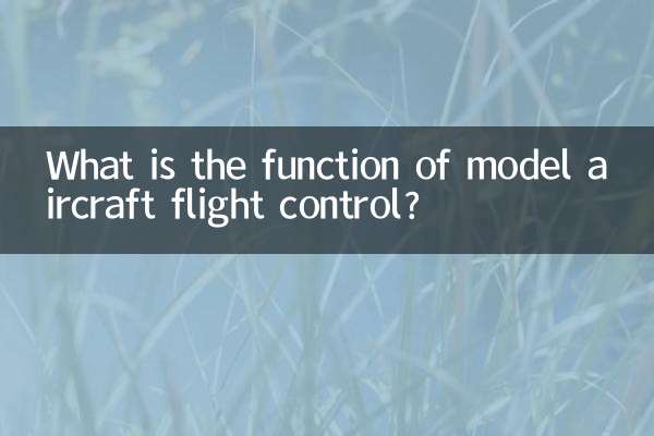 मॉडल विमान उड़ान नियंत्रण का कार्य क्या है?