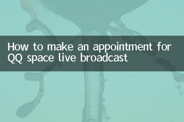كيفية تحديد موعد للبث المباشر لمساحة QQ