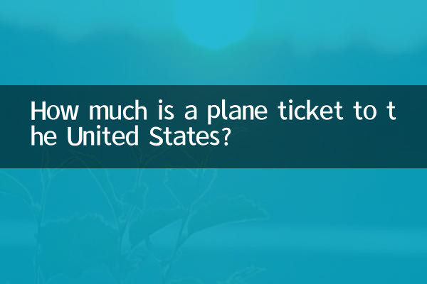 ¿Cuánto cuesta un billete de avión a Estados Unidos?