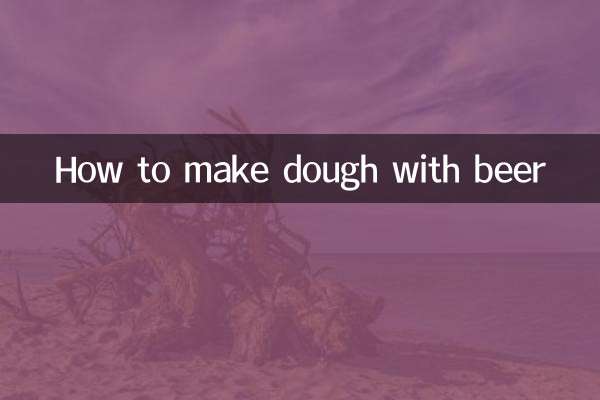 Como fazer massa com cerveja