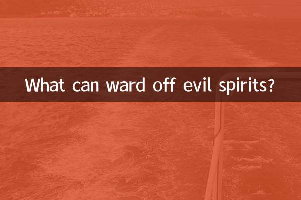 Was kann böse Geister abwehren?