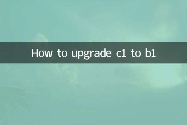 C1 को B1 में अपग्रेड कैसे करें