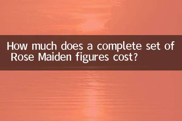 Quanto custa um conjunto completo de figuras da Rose Maiden?