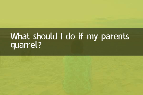 Was soll ich tun, wenn meine Eltern sich streiten?