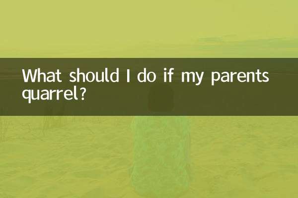 Was soll ich tun, wenn meine Eltern sich streiten?