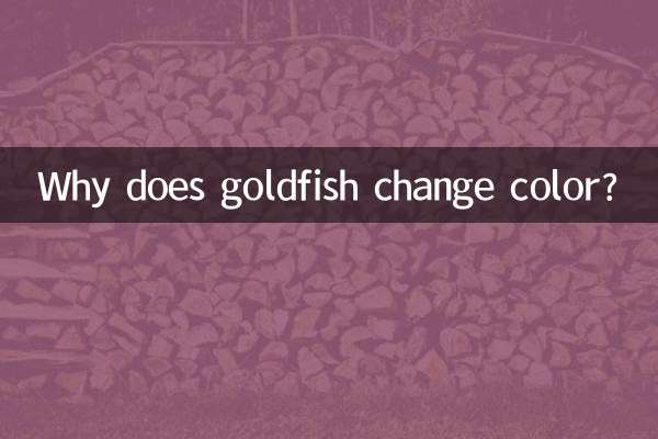 گولڈ فش رنگ کیوں بدلتا ہے؟