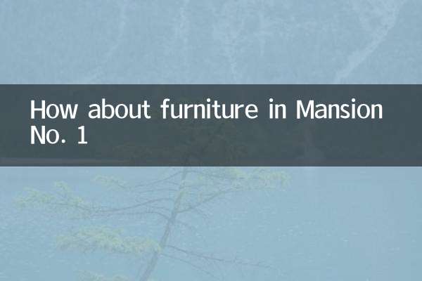 Que tal móveis na mansão nº 1