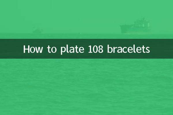 Comment se plaquer 108 bracelets