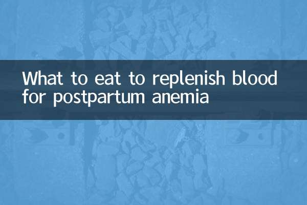 Cosa mangiare per ricostituire il sangue per l'anemia postpartum