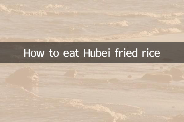 Como comer arroz frito Hubei