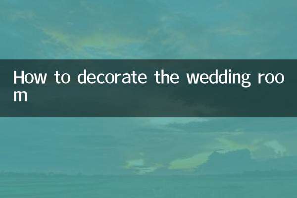 Cómo decorar el salón de bodas