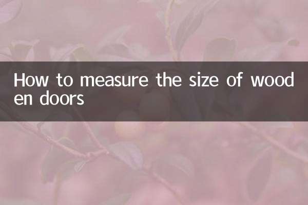 木門的尺寸怎麼量
