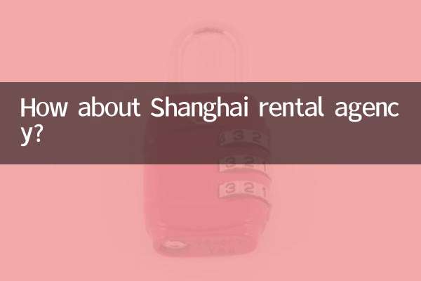 شنگھائی کرایے کی ایجنسی کے بارے میں کیا خیال ہے؟