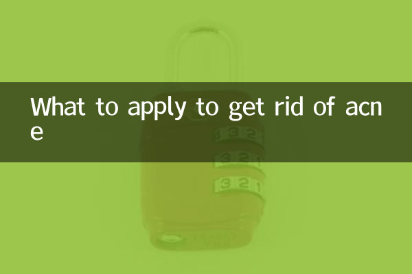 Qué aplicar para deshacerse del acné.