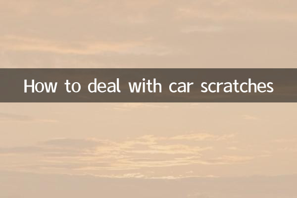 Como lidar com arranhões no carro