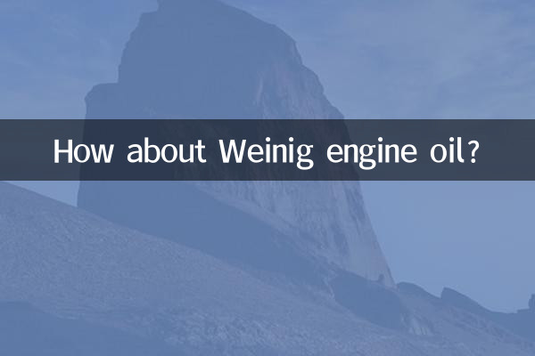 روغن موتور Weinig چطور؟