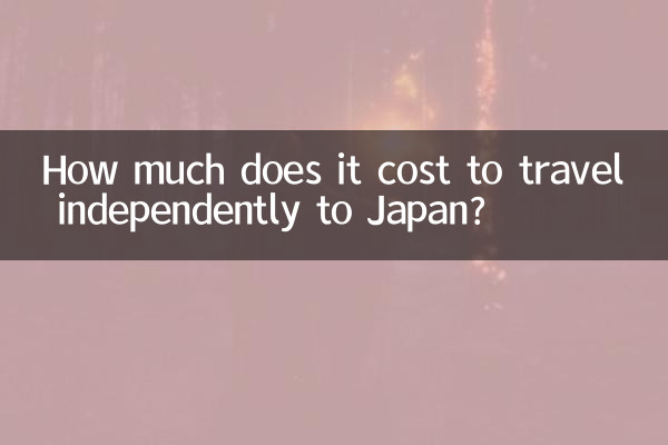 জাপানে স্বাধীনভাবে ভ্রমণ করতে কত খরচ হয়?