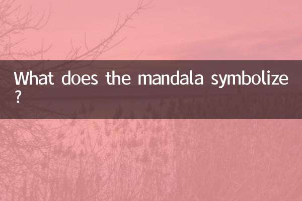 ¿Qué simboliza el mandala?