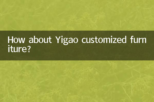 How about Yigao customized furniture?