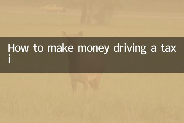 Wie man mit dem Taxifahren Geld verdient