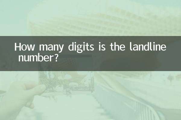 How many digits is the landline number?