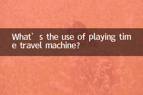 What’s the use of playing time travel machine?