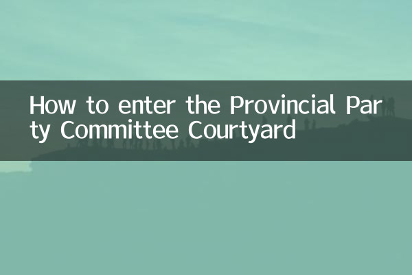 نحوه ورود به حیاط کمیته حزب استان