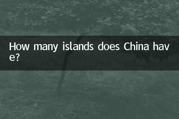 چین چند جزیره دارد؟