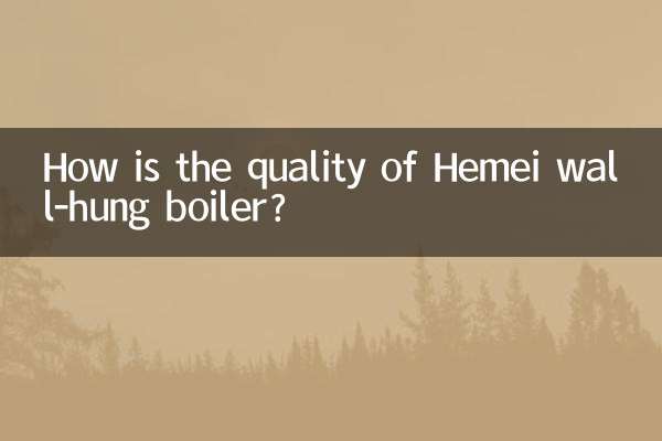 ما هي جودة غلاية Hemei المعلقة على الحائط؟