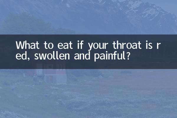 ¿Qué comer si tienes la garganta enrojecida, hinchada y dolorida?