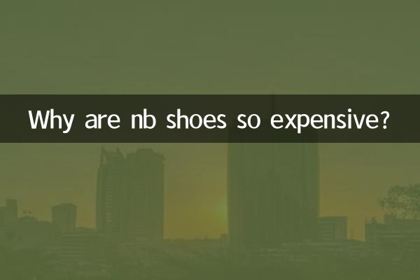 nb 신발은 왜 이렇게 비싼가요?