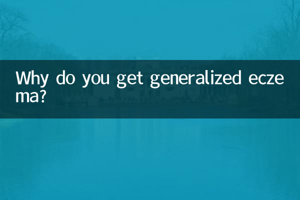 ¿Por qué aparece un eczema generalizado?