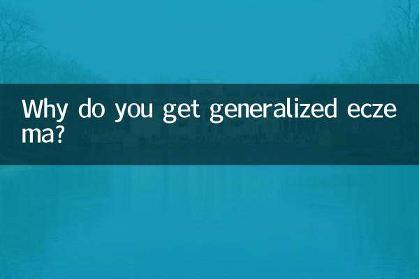 ¿Por qué aparece un eczema generalizado?