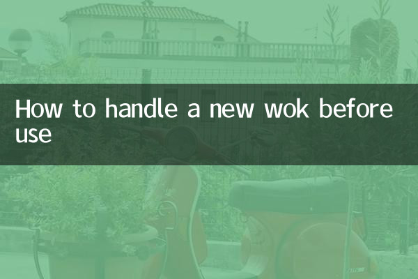 Как обращаться с новым воком перед использованием