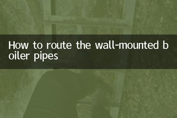 How to route the wall-mounted boiler pipes