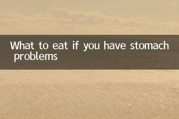 Qué comer si tienes problemas de estómago